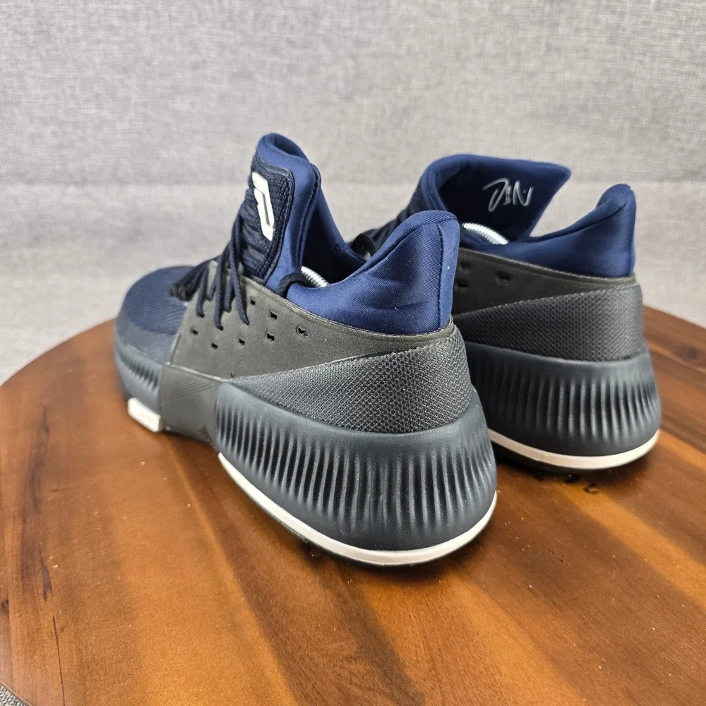Adidas Dame 3 Mens Basketball Shoes Blue‎ Black Sneakers BB8271 Size 12